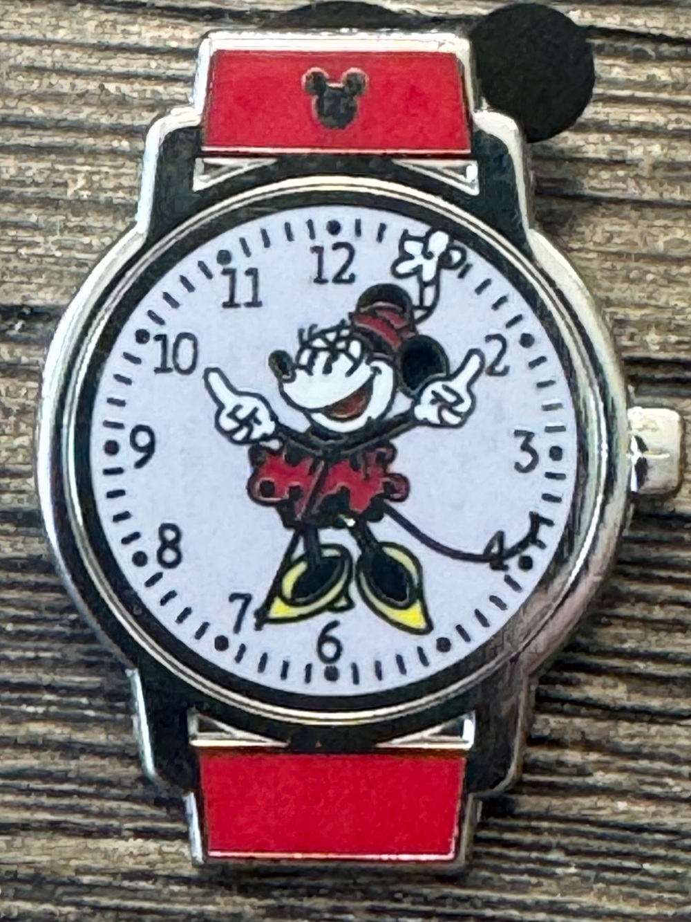 5/$25 Disney Hidden Mickey 2019 Watches Minnie Mouse Pin
